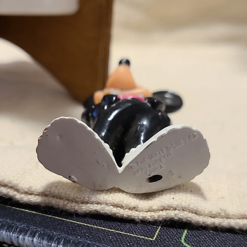 Disney Mickey Mouse Figurine Black and White Vintage‎ 2